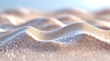 Obraz premium Shimmering golden and silver sand texture