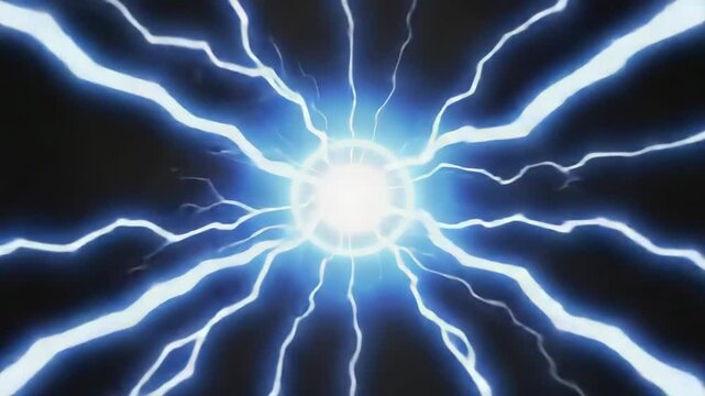 Crackling comic and manga electricity visual fx or a force field in a seamless loop for anime or manga action sequences, Anime Manga Electric Overlay Fx Loop, Wallpaper, background