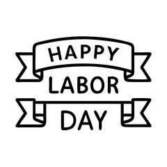 Happy labor day banner vector illustration for labor day celebration and decoration design