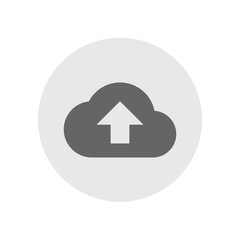 Cloud Upload Filled Icon