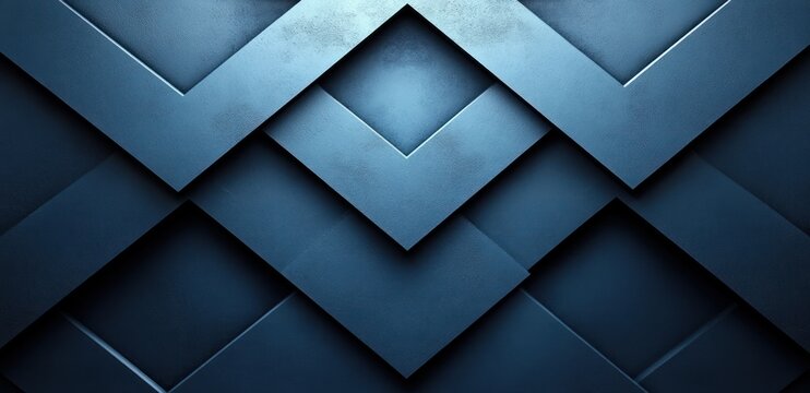 minimalist ascending arrow stairs geometric design modern art cyan tones clean symmetrical layout 3d illustration background