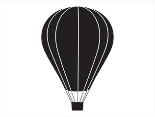Obraz premium Hot air balloon silhouette
