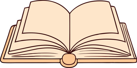 An open old book with a bookmark reveals aged pages, inviting reading and study of its literature and knowledge