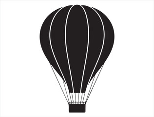 Obraz premium Hot air balloon silhouette