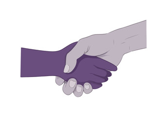 Fototapeta premium Elder Care and Protection Icon Vector Designs for Elder Abuse Awareness - Simple, Solid Color Illustrations in Purple