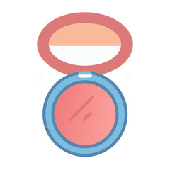  Stylish Blush Compact Icon for Beauty