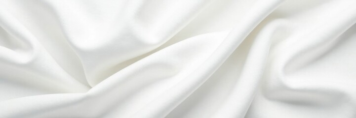 Seamless background of pure white cloth with gentle weave and texture, cotton, seamless, white fabric