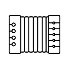 Discover the best accordion instrument outline vector for music lovers and musicians alike today