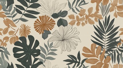 Engraved designs showcasing beautiful floral sketches.