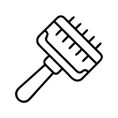 Pet grooming brush for dog and cat hair removal tool and deshedding comb for long short hair