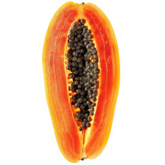 Fresh papaya harvesting tropical farm food documentation lush environment close-up view healthy eating concept