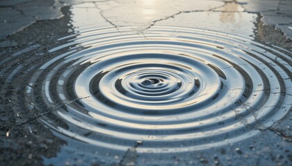Fototapeta premium Rippling water surface creates stunning patterns outdoor location nature photography calm environment close-up viewpoint natural beauty concept