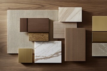 Sample collection of various materials
