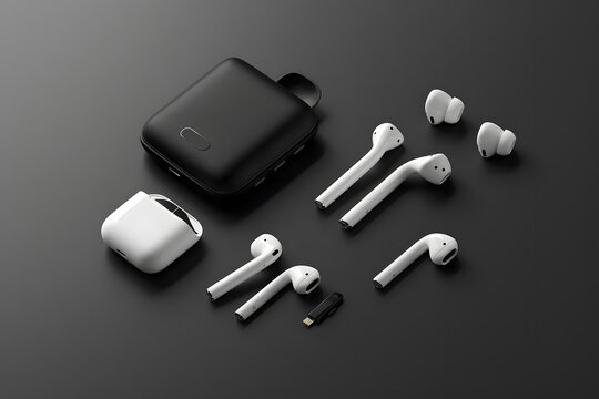 Wireless Earbuds: Unboxing, Setup Guide, and Usage Tips for Optimal Audio Experience with Charging Case and USB Connector, Exploring Modern Technology.