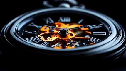 Antique pocket watch mechanism (1)