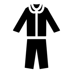 pajamas Solid icon