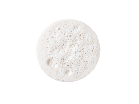 Closeup of Creamy Foam Texture: Detailed View of a Frothy Beverage Surface