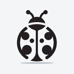 Cute Flat Vector Illustration of Ladybugs