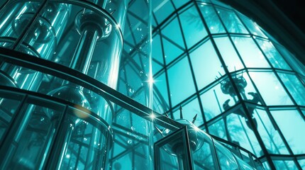 modern glass building