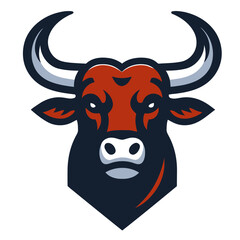 Bull vector and illustrations.