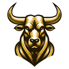 Bull vector and illustrations.