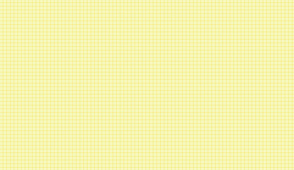 Yellow graph paper background creating a grid pattern