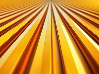 Obraz premium Golden Abstract Background with Lines and Gradients in Perspective