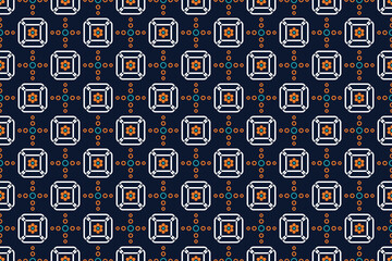 Seamless pattern with abstract vector