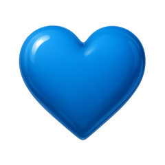 blue glass heart