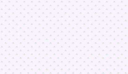 Small purple flowers creating a beautiful floral pattern on white background