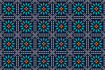 Seamless pattern with abstract vector