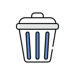 Waste Bin Vector icon