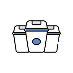 Recycling Bin Vector icon