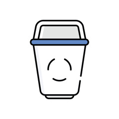 Rubbish Bin Vector icon