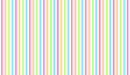 Colorful pastel stripes creating a vibrant and cheerful pattern
