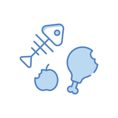 Food Waste Vector icon