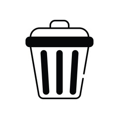 Waste Bin Vector icon