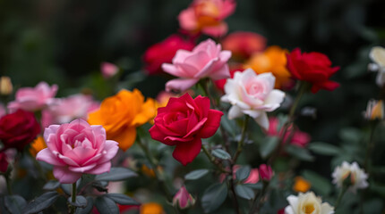 National Rose Month, June, Rose June Birth Flower, National Red Rose Day, Generative Ai