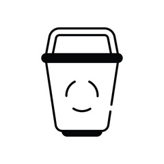 Rubbish Bin Vector icon