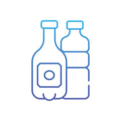 Plastic Waste Vector icon