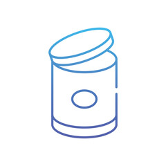 Small Waste Bin Vector icon