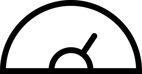 Speed indicator sign icon