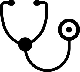 Stethoscope on a transparent background