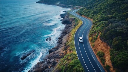 Obraz premium Coastal Road Trip Adventure