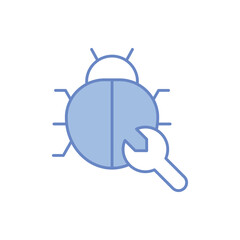Bug Fixing  Vector icon
