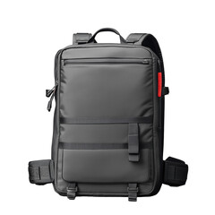 Stylish backpack for everyday use urban environment product photography
