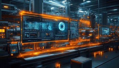 Smart Control System in Futuristic Factory for Industrial Automation