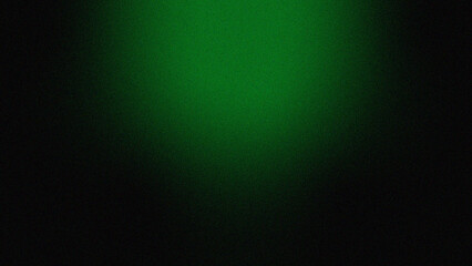 Dark green and black abstract grainy background, glowing vibrant color gradient wave shape, noise texture poster header banner wallpaper cover design