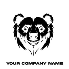 Standing Bear Illustration Vector Art Brown Fur Animal Graphic Vector