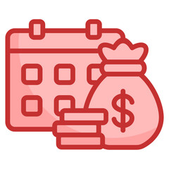 Fototapeta premium Budget Planner Icon